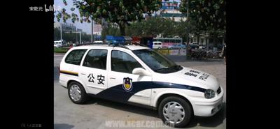 赛欧SRV公安巡逻警车