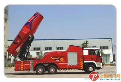陕汽 6×6 涡喷消防车（WP7）—远射程传说